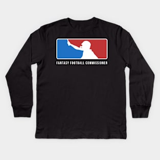 Fantasy Football Beer Logo Tee Kids Long Sleeve T-Shirt